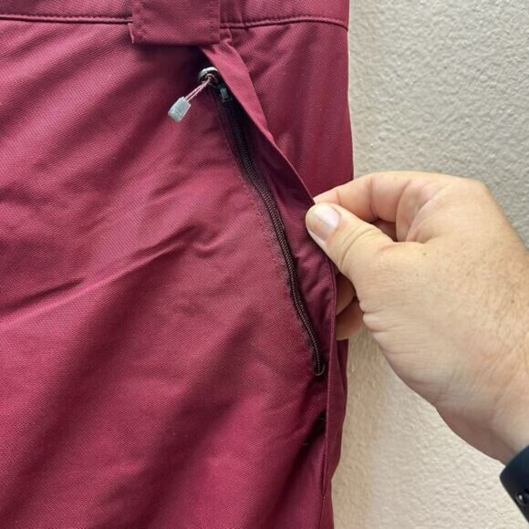 COLUMBIA Women’s Small Bugaboo Snow Pants Omni-Tech Insulated Red Winter - Picture 6 of 9